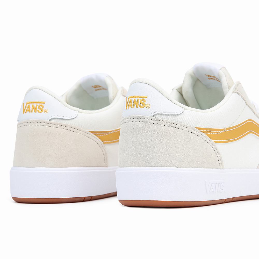 Women's Vans Staple Cruze Too ComfyCush Sneakers White / Beige | USA98240