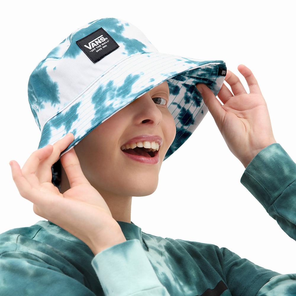 Women's Vans Step Up Bucket Hats Green | USA06278