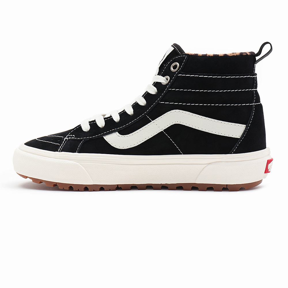 Women's Vans Suede Sk8-Hi MTE-1 Sneakers Black | USA02948