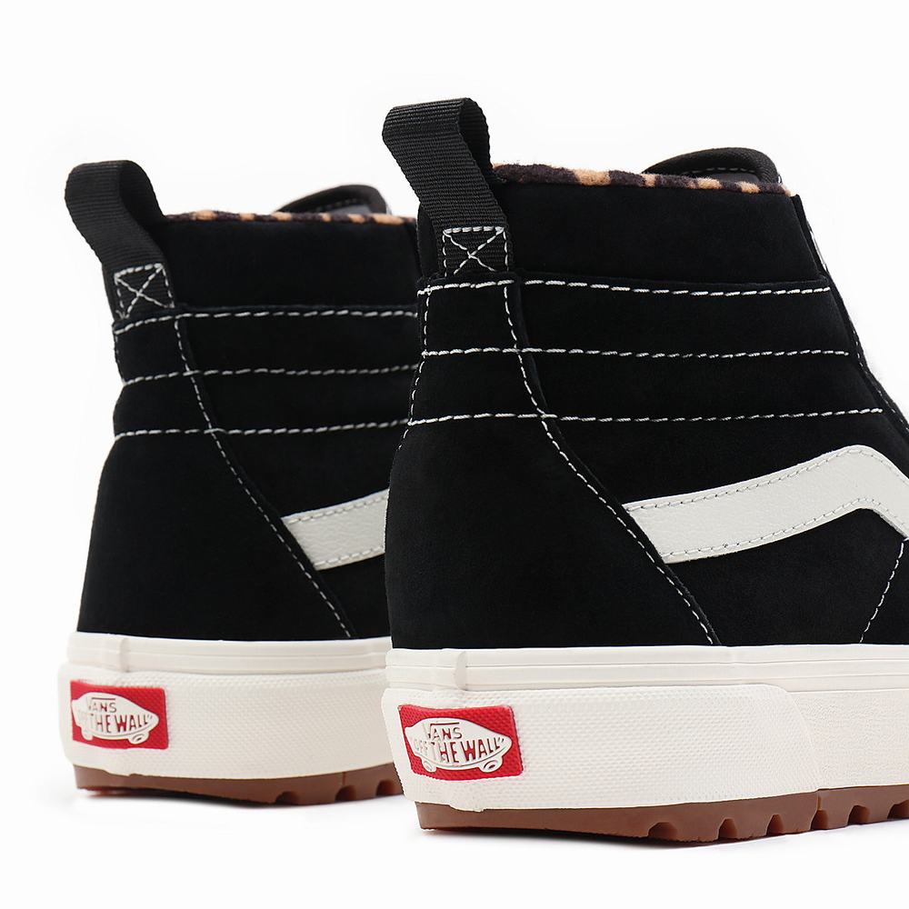 Women's Vans Suede Sk8-Hi MTE-1 Sneakers Black | USA02948