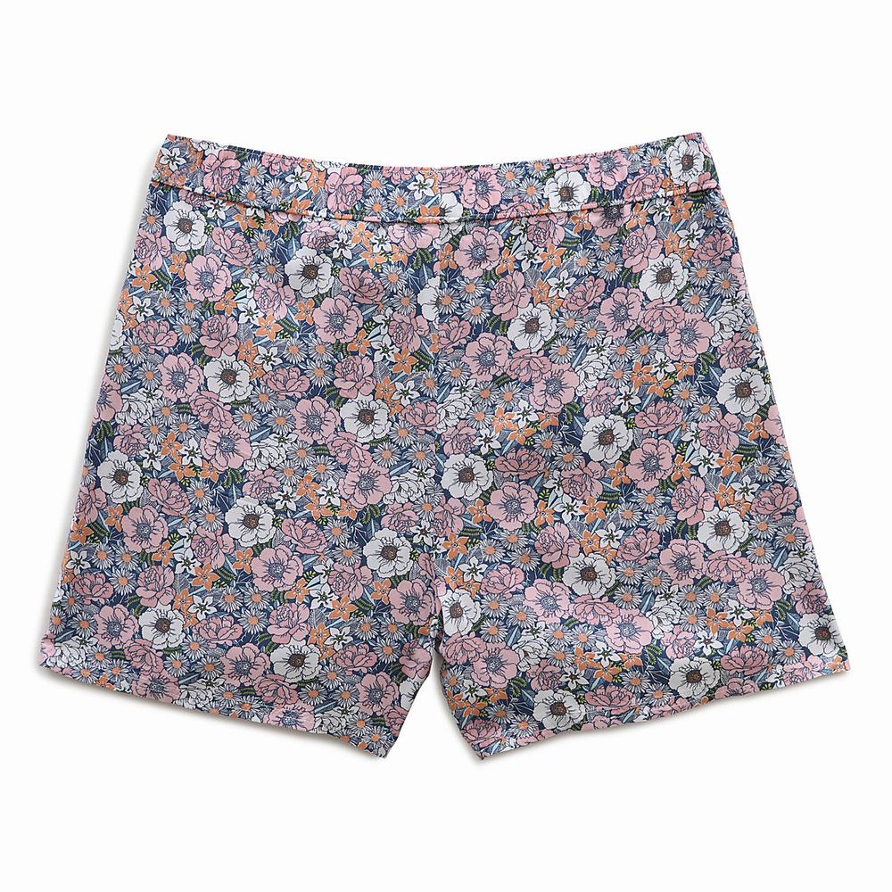 Women's Vans Summer Print Woven Shorts Purple | USA29630