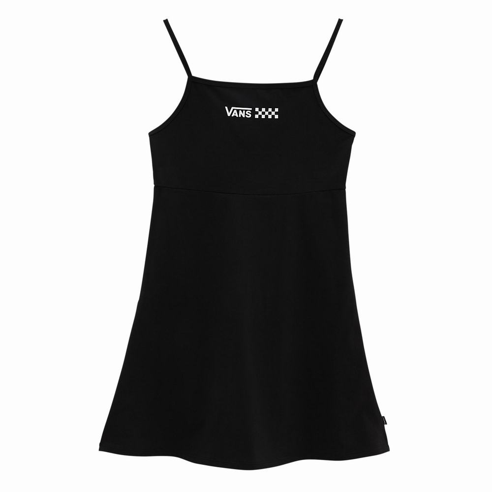 Women's Vans Super Fun Skater Dress Black | USA28167