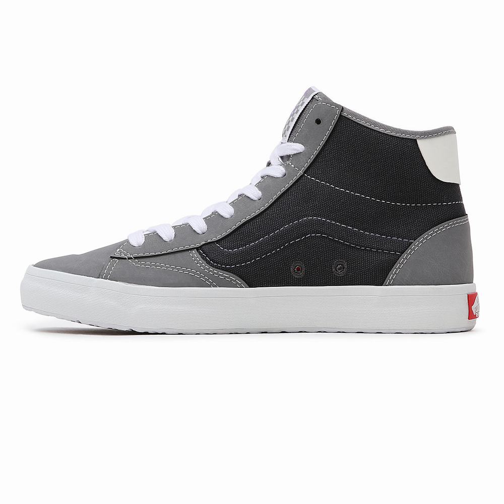 Women's Vans Synthetic The Lizzie Sneakers Grey | USA95608