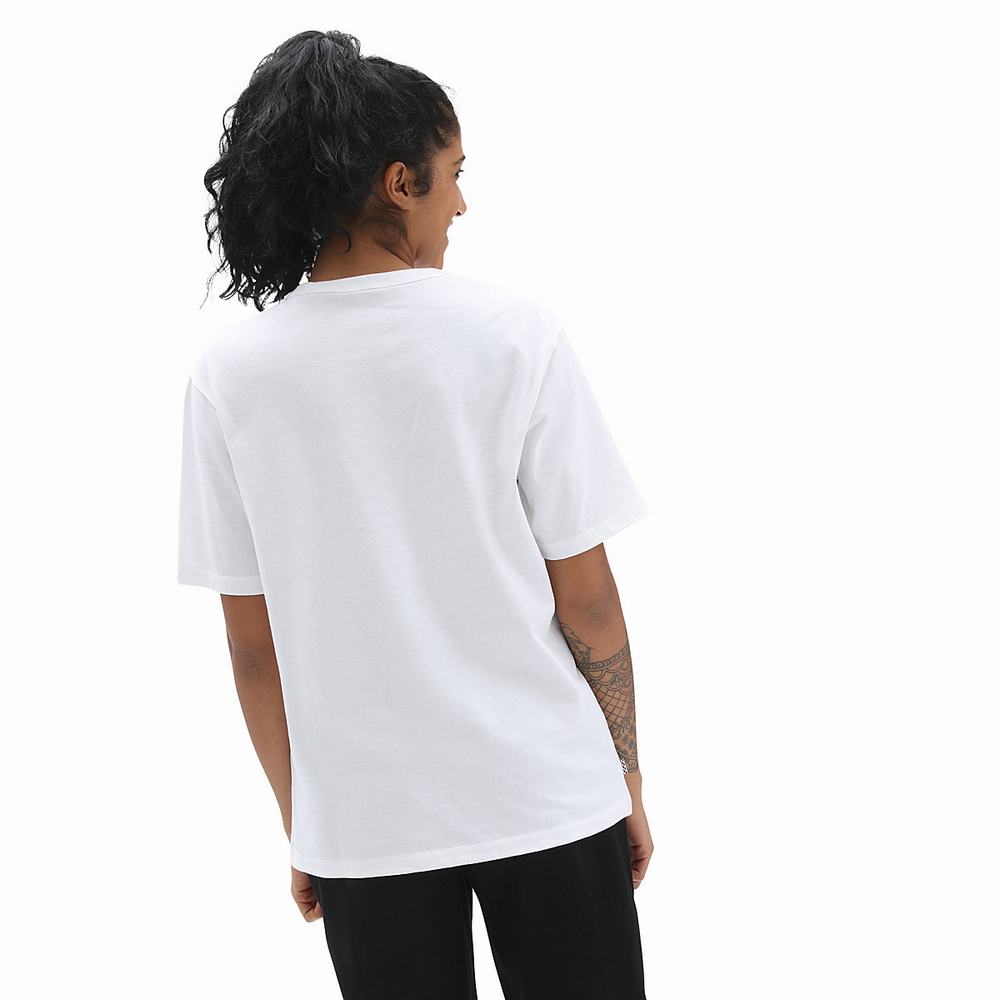 Women's Vans T- OTW T Shirts White | USA04719