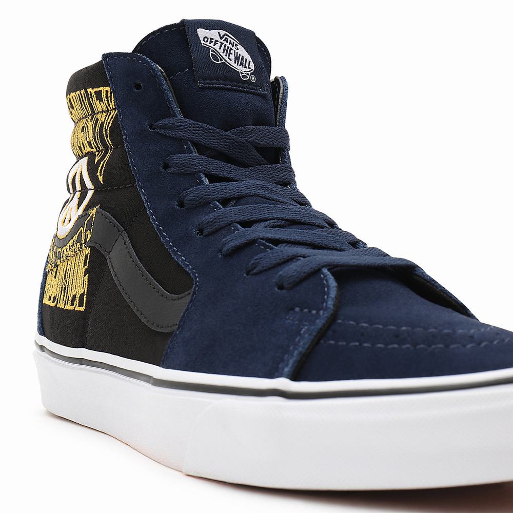 Women's Vans Take A Stand Sk8-Hi Sneakers Blue | USA86034