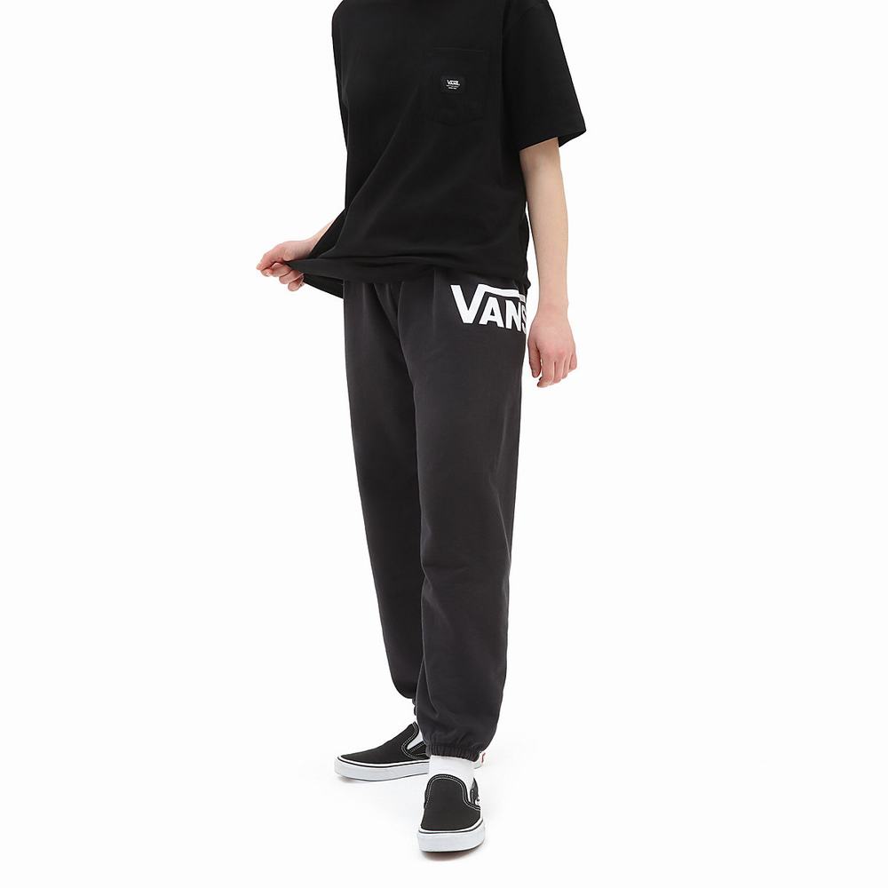 Women\'s Vans Take it Easy Sweatpants Black | USA15960