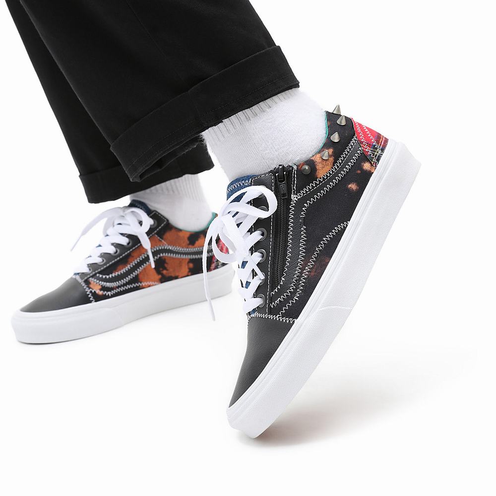 Women's Vans Tartan Daze Old Skool Zip Sneakers Multicolor | USA13658