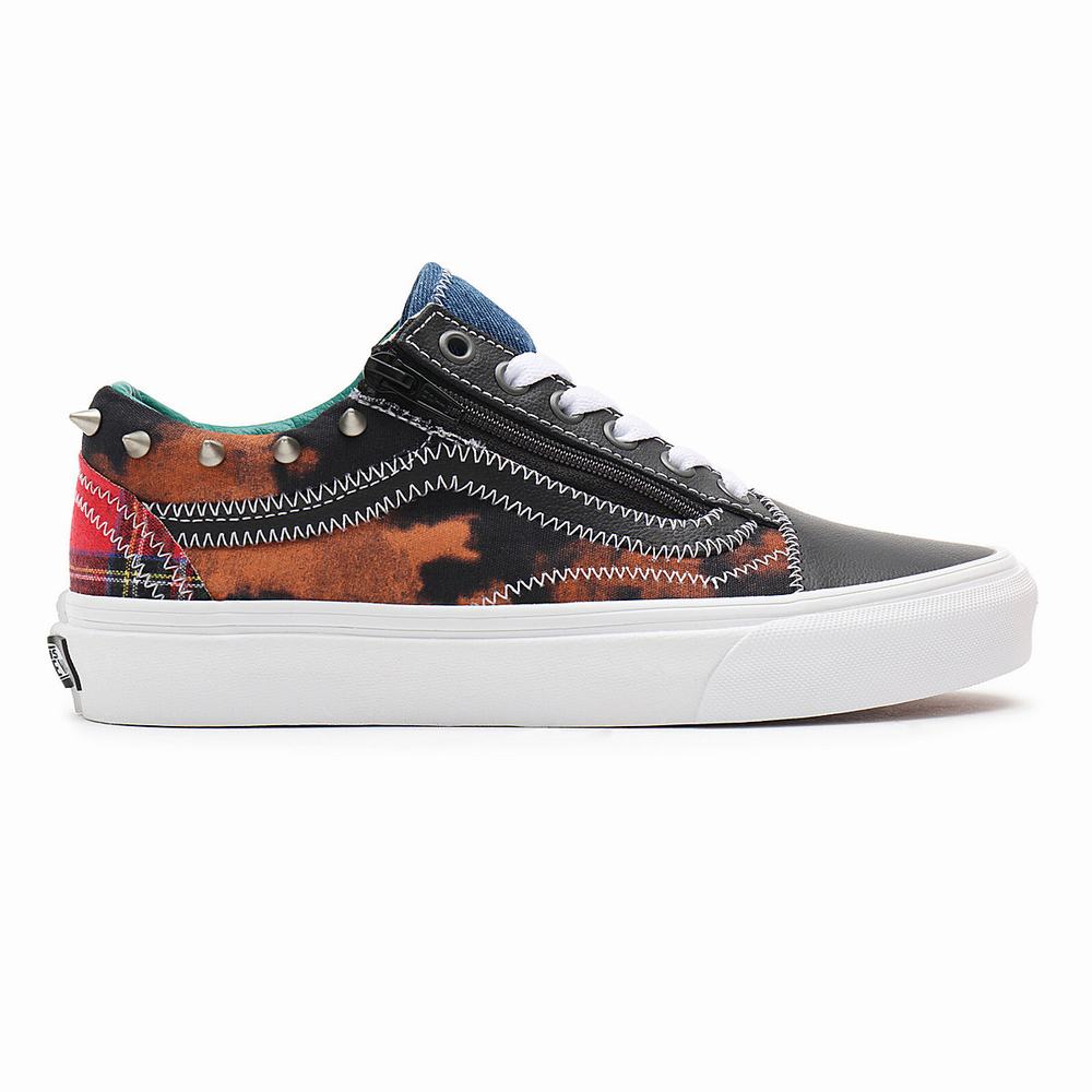 Women's Vans Tartan Daze Old Skool Zip Sneakers Multicolor | USA13658