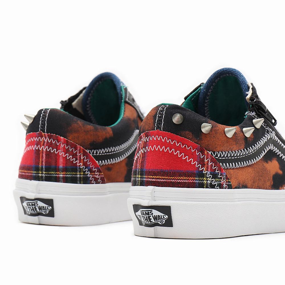 Women's Vans Tartan Daze Old Skool Zip Sneakers Multicolor | USA13658