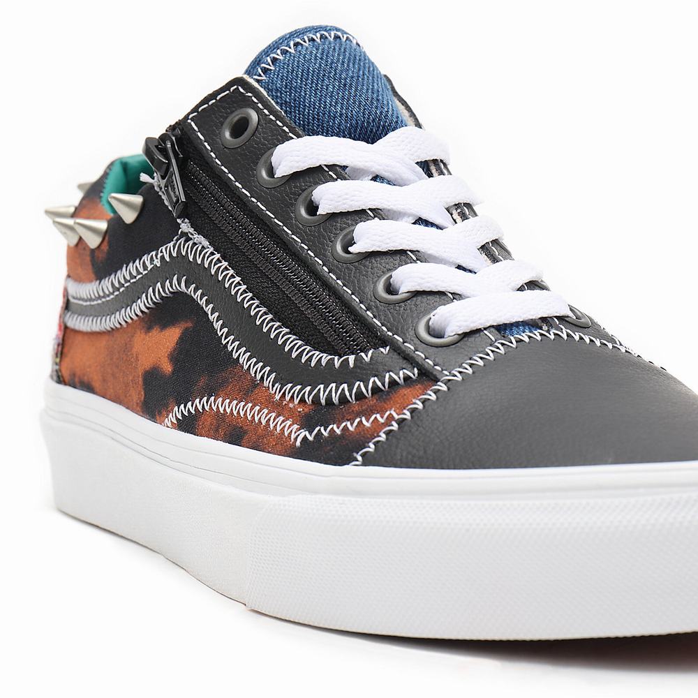 Women's Vans Tartan Daze Old Skool Zip Sneakers Multicolor | USA13658