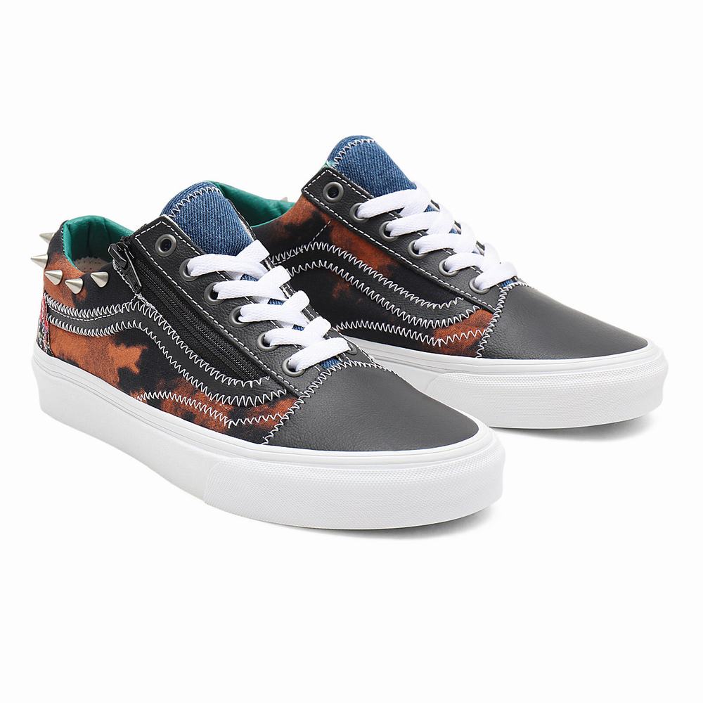 Women\'s Vans Tartan Daze Old Skool Zip Sneakers Multicolor | USA13658