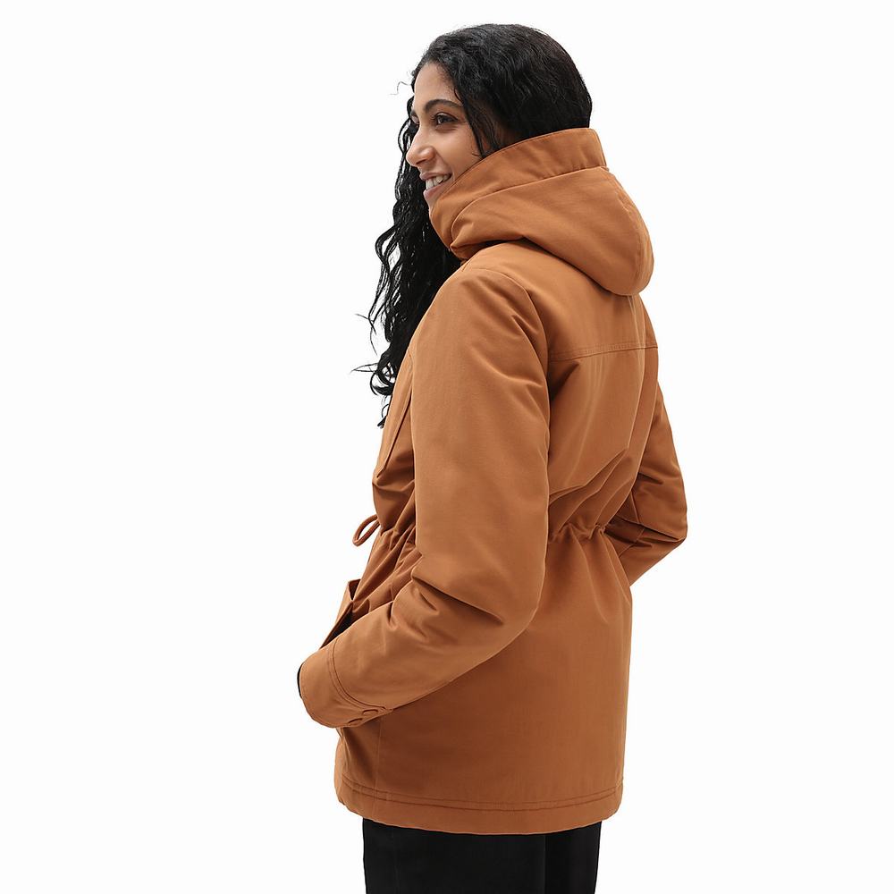 Women's Vans Taylor MTE Jackets Brown | USA70694