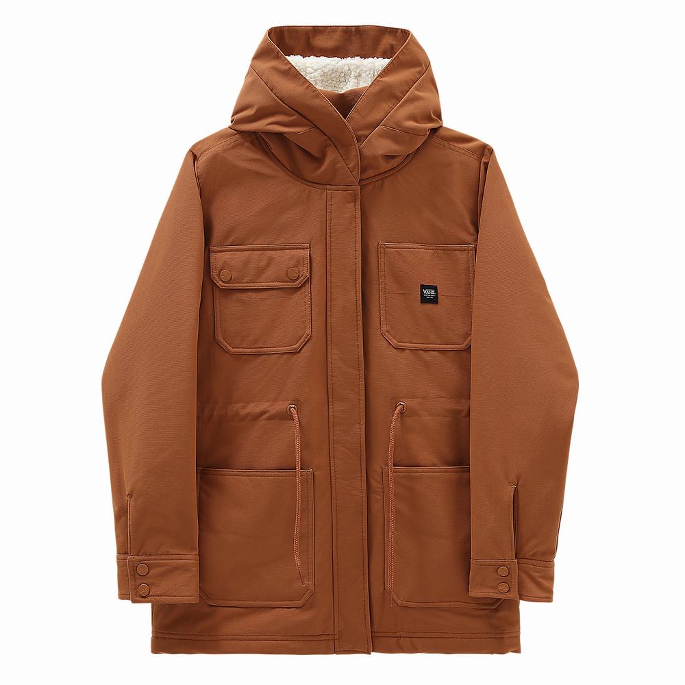 Women's Vans Taylor MTE Jackets Brown | USA70694