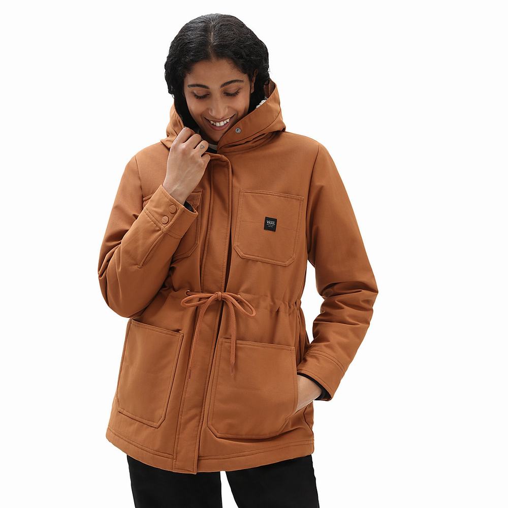 Women\'s Vans Taylor MTE Jackets Brown | USA70694