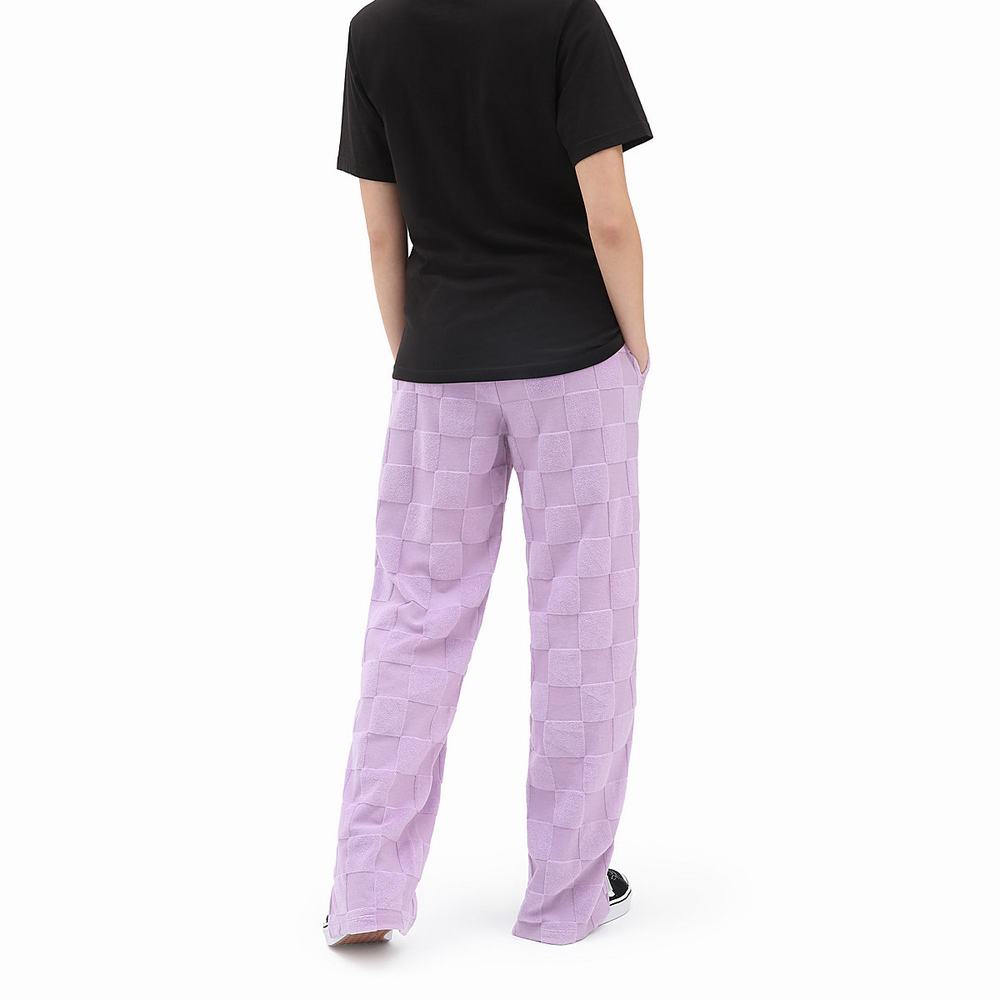 Women's Vans Teri Split Pants Pink | USA65241