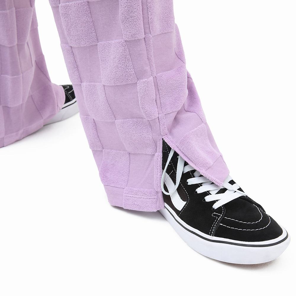 Women's Vans Teri Split Pants Pink | USA65241