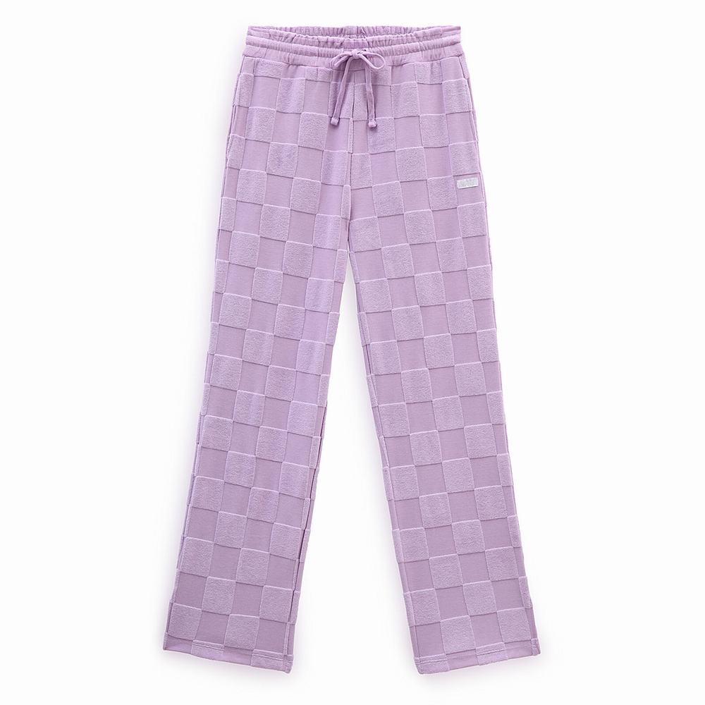 Women's Vans Teri Split Pants Pink | USA65241