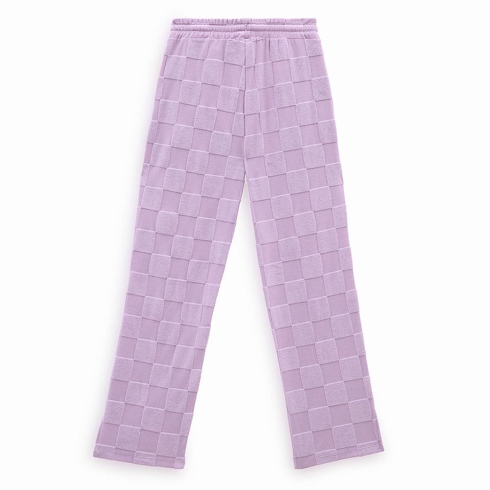 Women's Vans Teri Split Pants Pink | USA65241