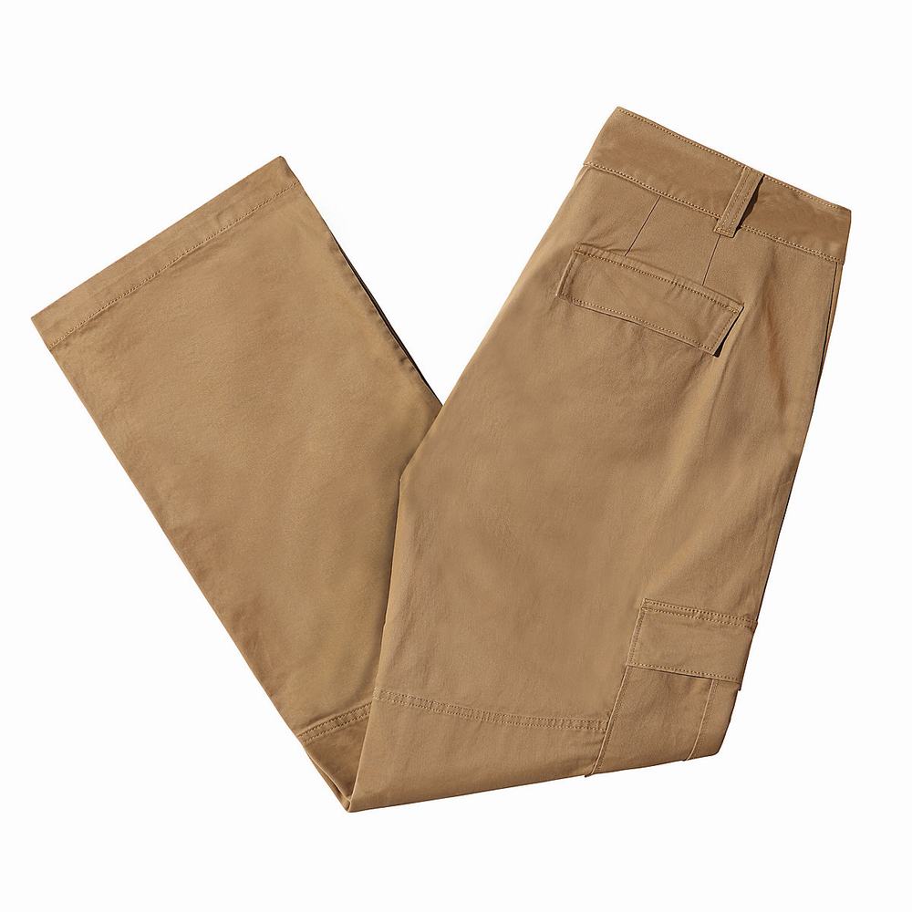 Women's Vans Thread It Cargo Pants Brown | USA48907