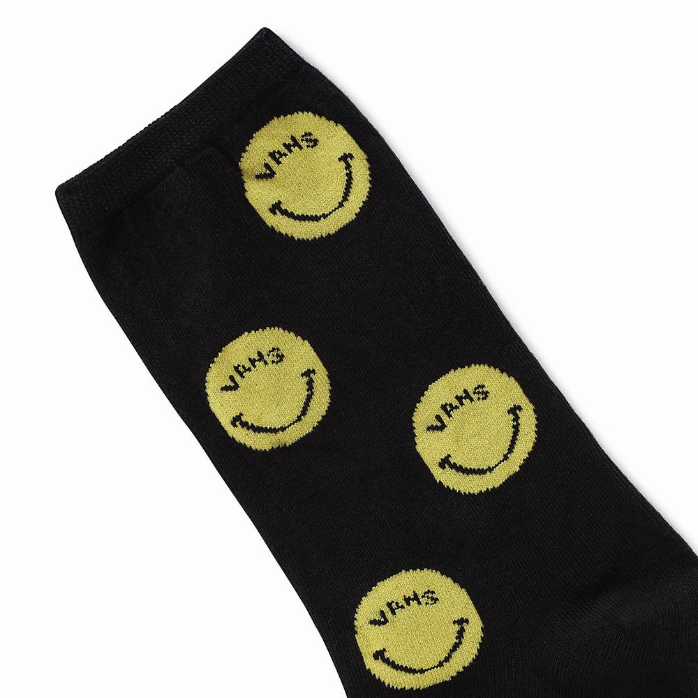 Women's Vans Ticker (1 pair) Socks Black / Yellow | USA20186