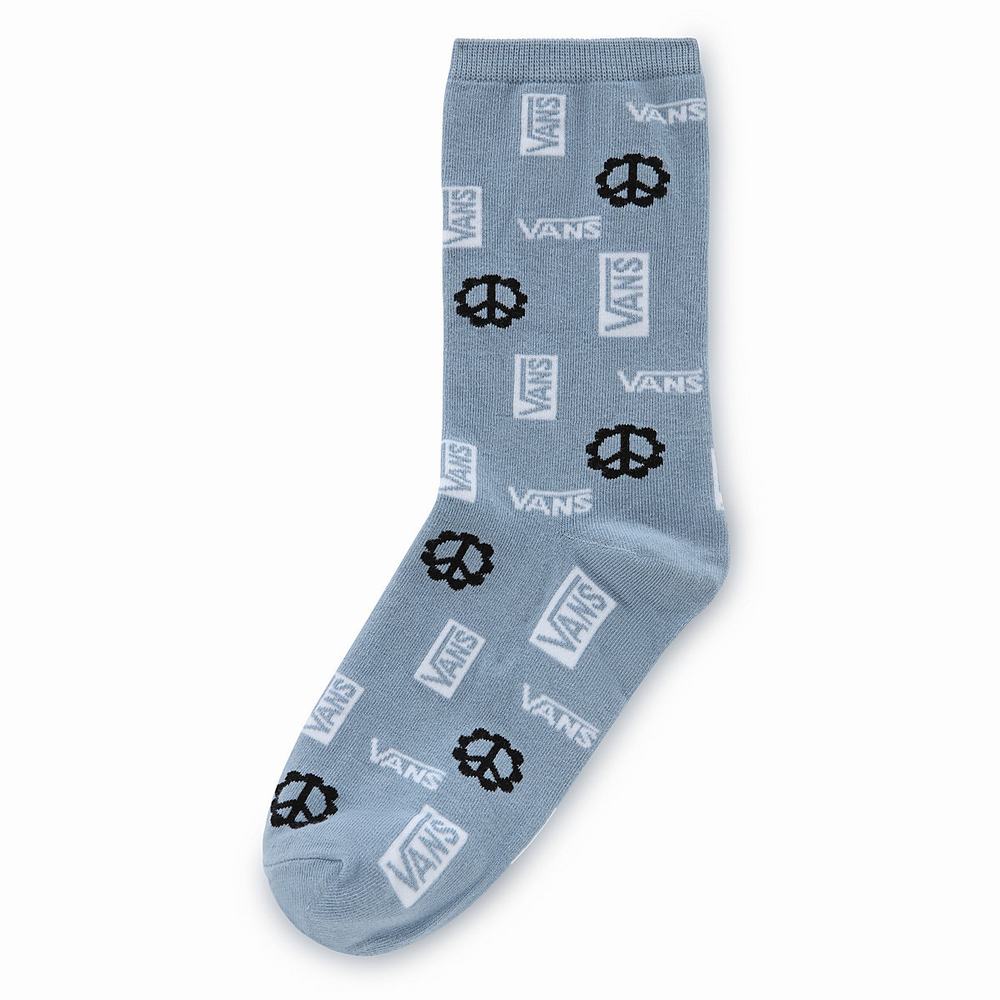 Women\'s Vans Ticker (1 pair) Socks Blue | USA38405