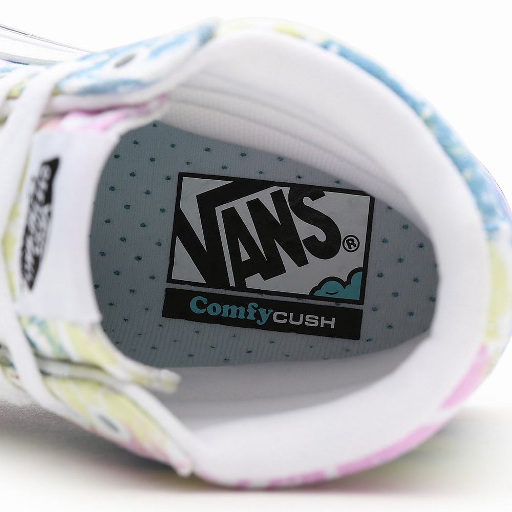 Women's Vans Tie-Dye ComfyCush SK8-Hi Sneakers Multicolor | USA01572