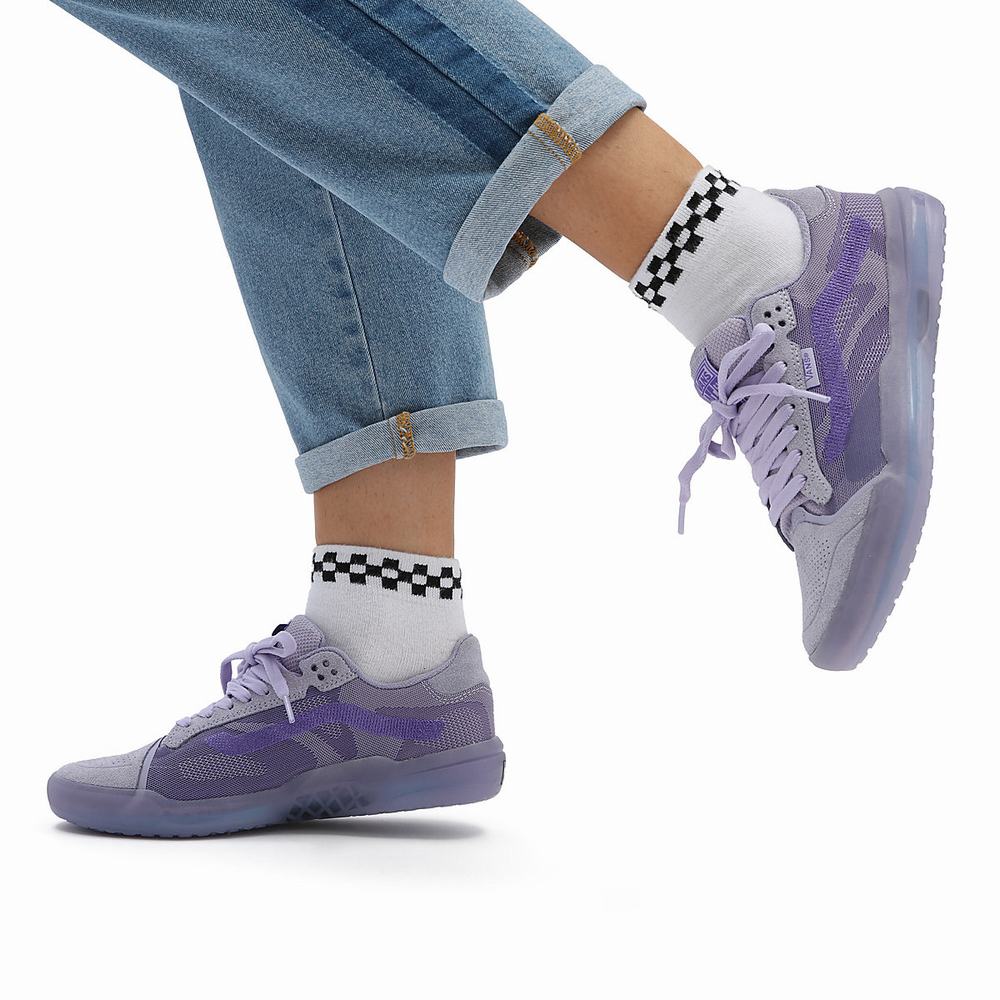 Women's Vans Translucent EVDNT UltimateWaffle Sneakers Purple | USA60845