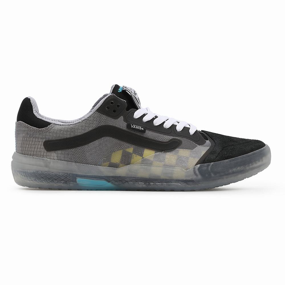 Women's Vans Transparent EVDNT RW UltimateWaffle Sneakers Black / Grey | USA84053