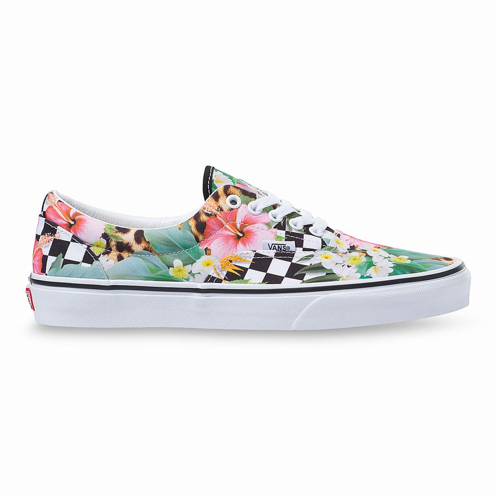 Women\'s Vans Tropical Animal Check Era Sneakers Multicolor | USA41682