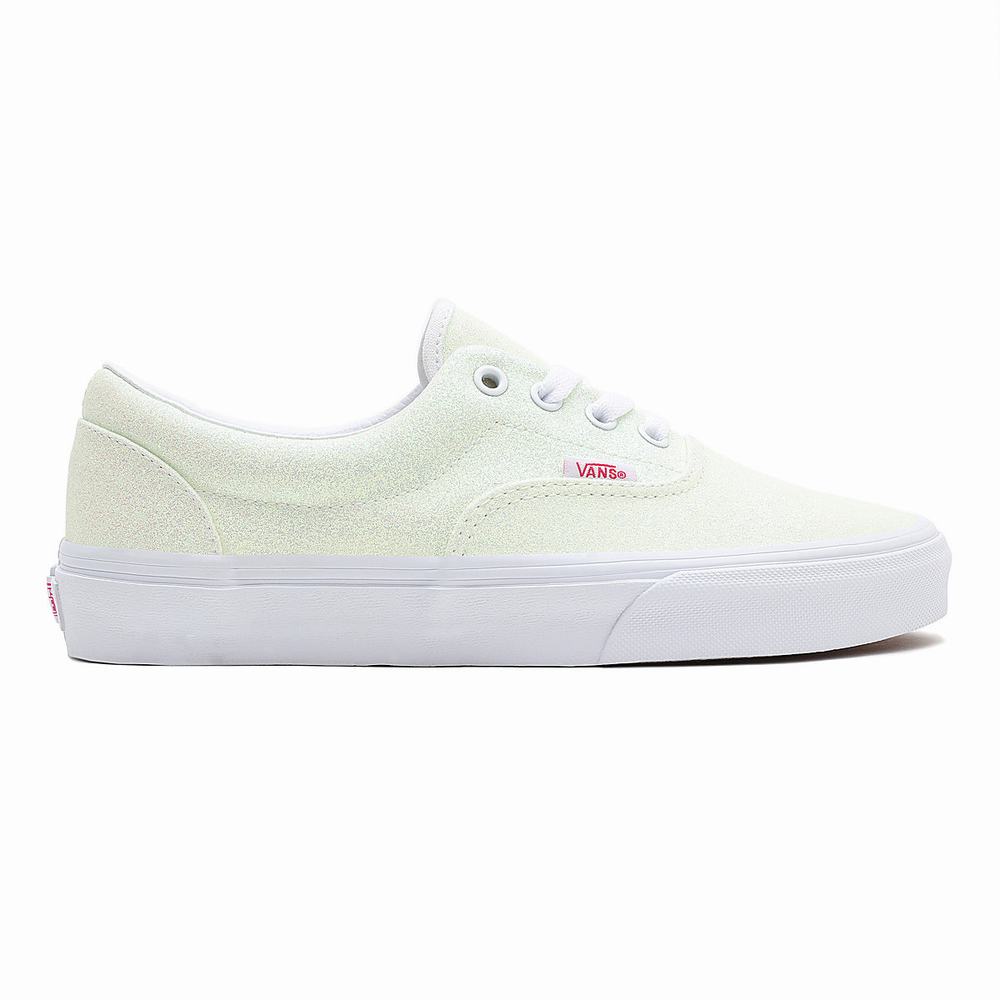 Women's Vans UV Glitter Era Sneakers White | USA59247