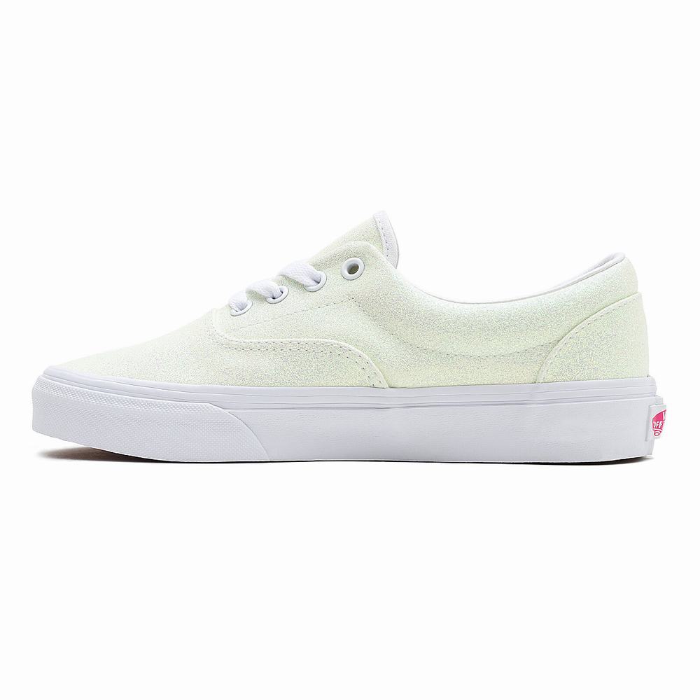 Women's Vans UV Glitter Era Sneakers White | USA59247