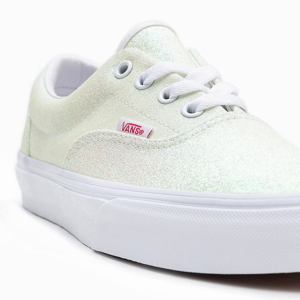 Women's Vans UV Glitter Era Sneakers White | USA59247