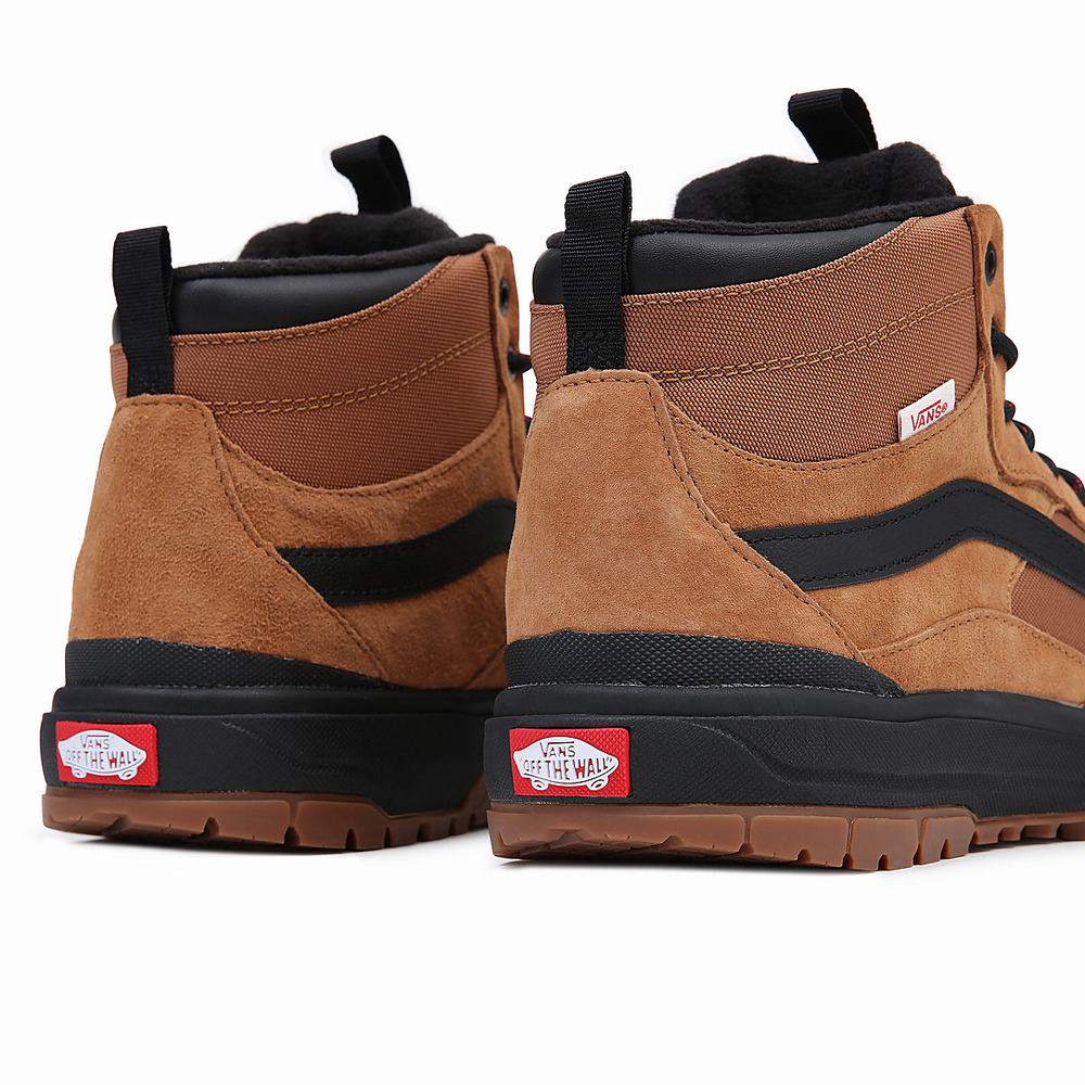 Women's Vans UltraRange EXO Hi MTE-1 Sneakers Brown / Orange | USA15063