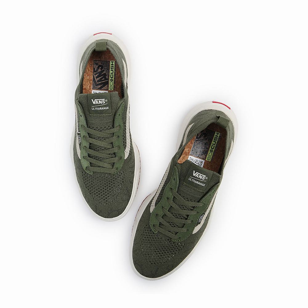 Women's Vans UltraRange VR3 Low Top Shoes Green | USA76850