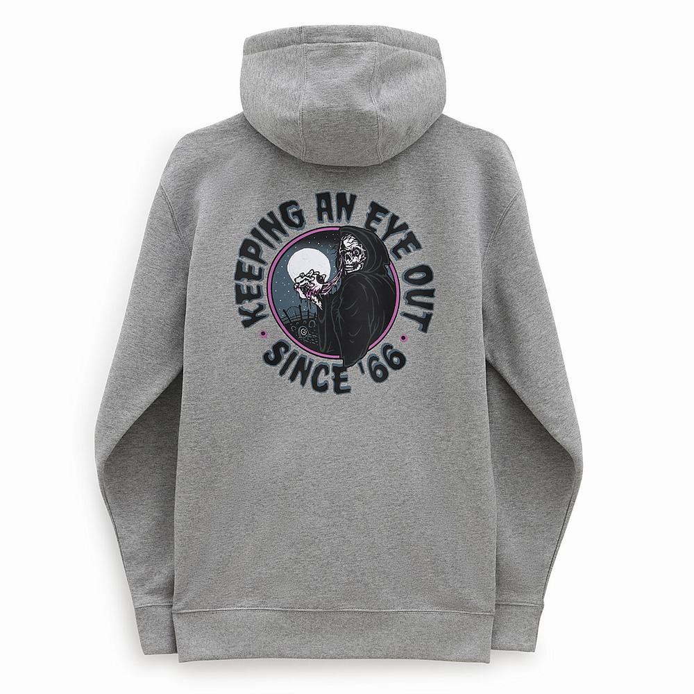 Women's Vans Vigilant Eye Hoodie Grey | USA65189