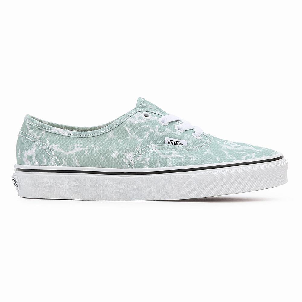 Women's Vans Washes Authentic Sneakers Green | USA54826