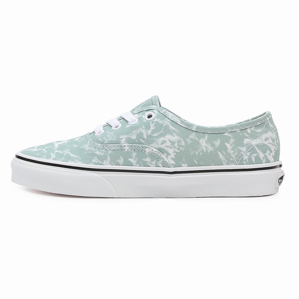 Women's Vans Washes Authentic Sneakers Green | USA54826