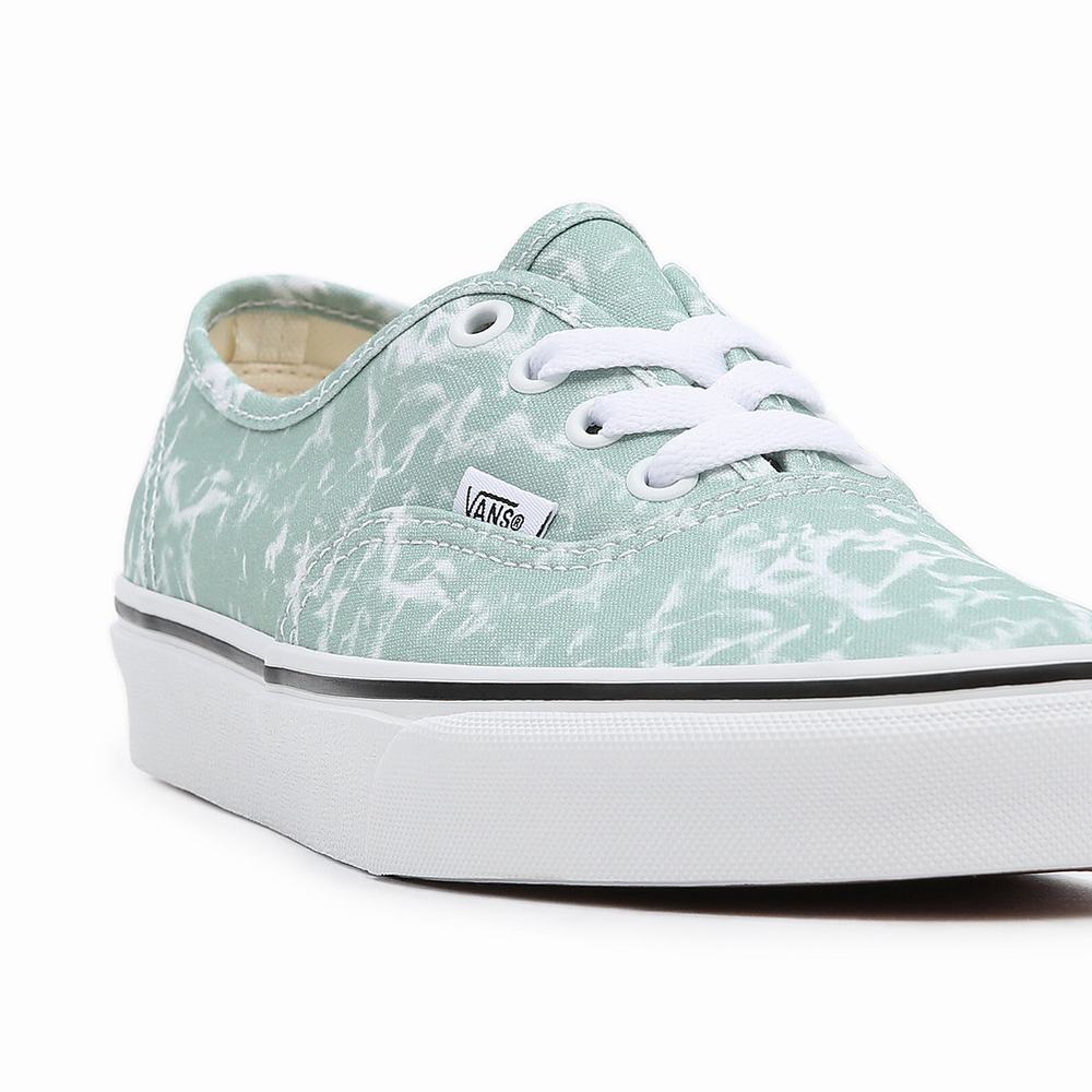 Women's Vans Washes Authentic Sneakers Green | USA54826