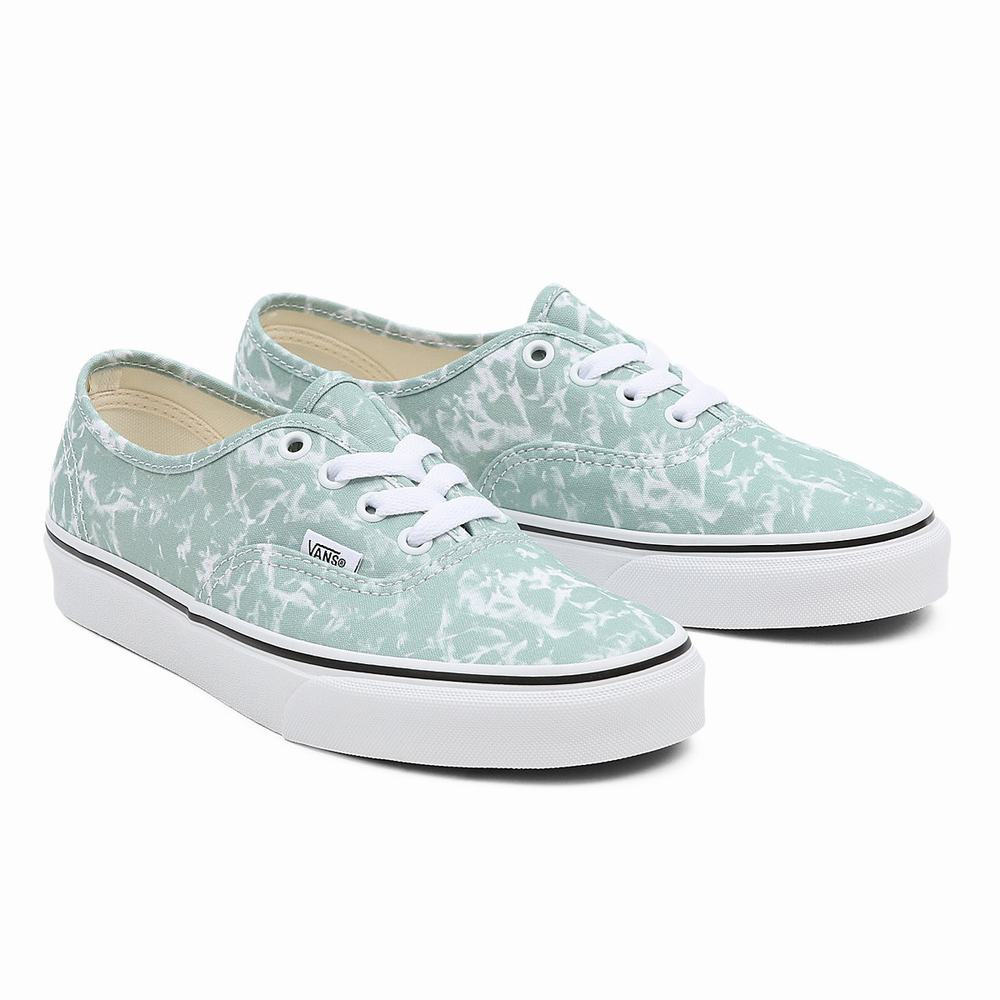 Women\'s Vans Washes Authentic Sneakers Green | USA54826