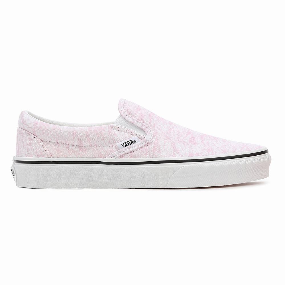 Women's Vans Washes Classic Slip On Shoes Pink | USA59716