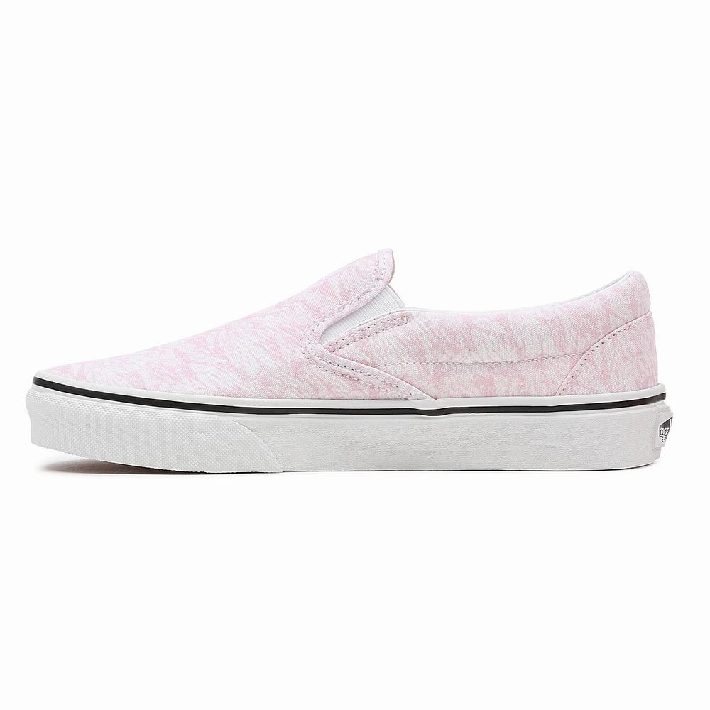 Women's Vans Washes Classic Slip On Shoes Pink | USA59716