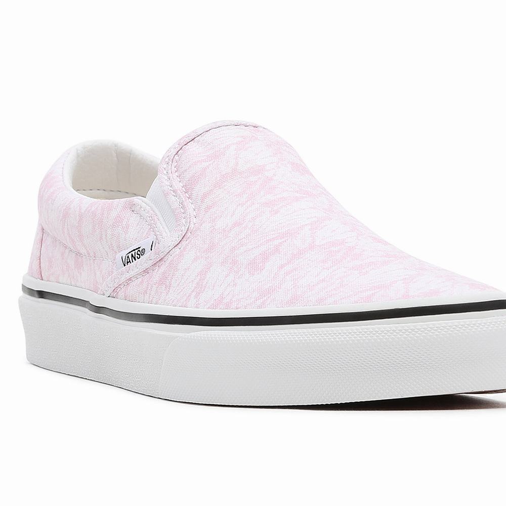 Women's Vans Washes Classic Slip On Shoes Pink | USA59716