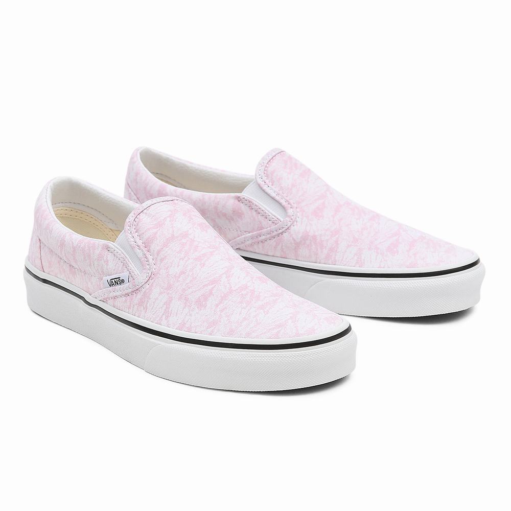 Women\'s Vans Washes Classic Slip On Shoes Pink | USA59716