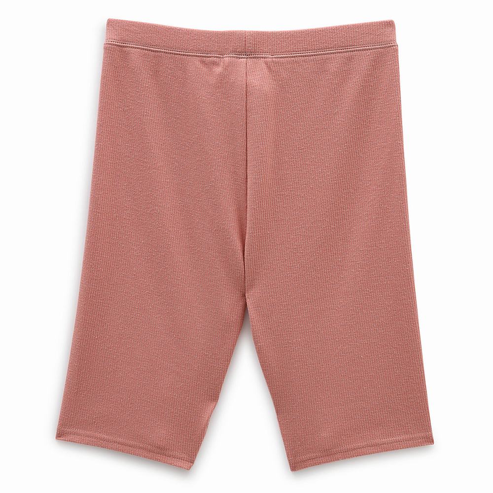 Women's Vans Well Suited Legging Shorts Pink | USA06782