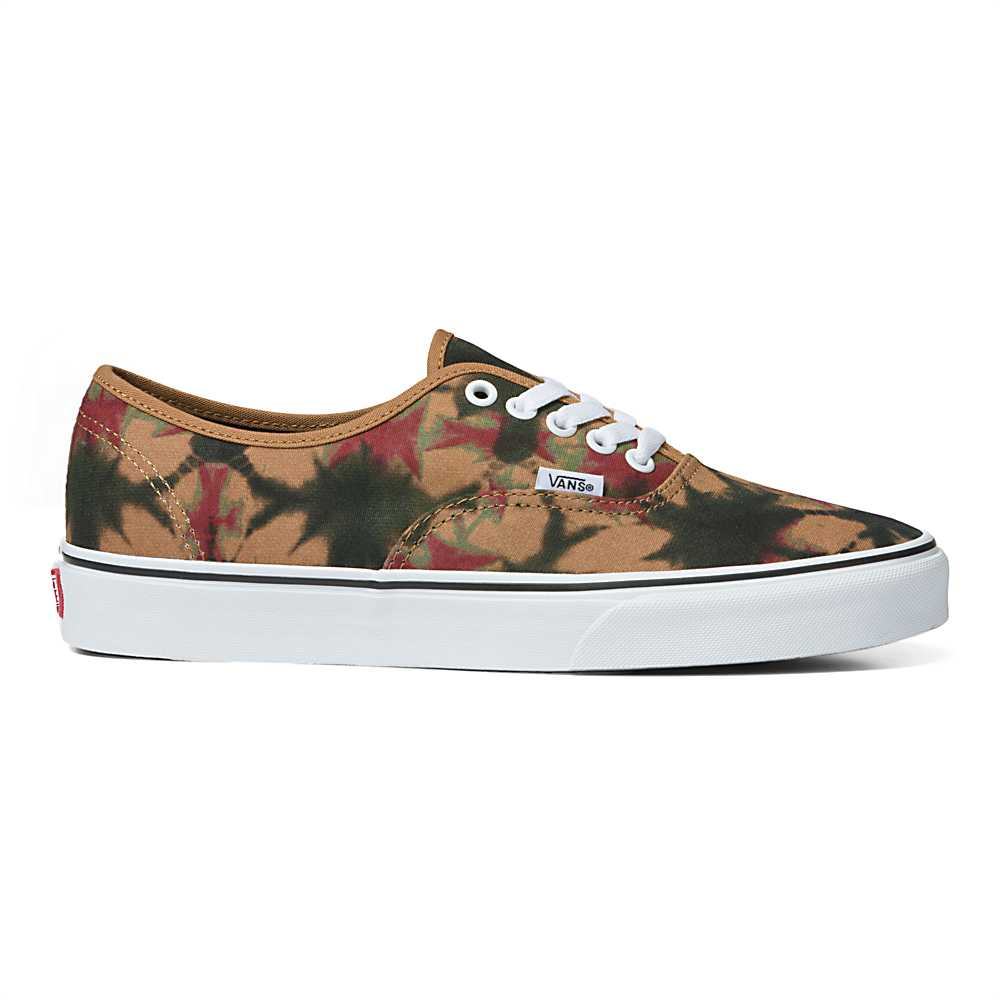 Women's Vans Woodland Wash Authentic Sneakers Brown / White | USA37251