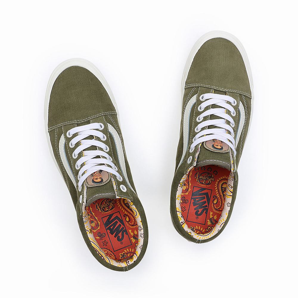 Women's Vans X Anderson .Paak Old Skool 36 DX Sneakers Green | USA01387