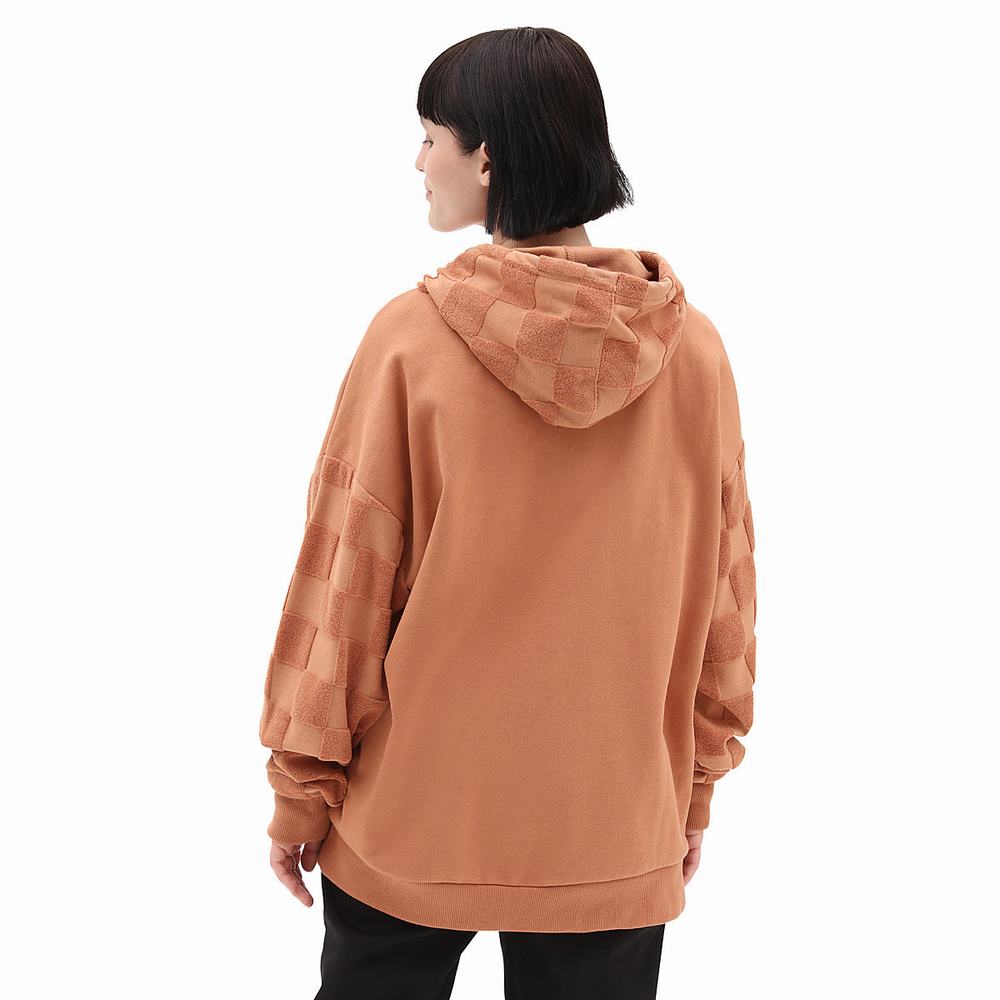 Women's Vans X EM on Holiday Hoodie Brown | USA72643