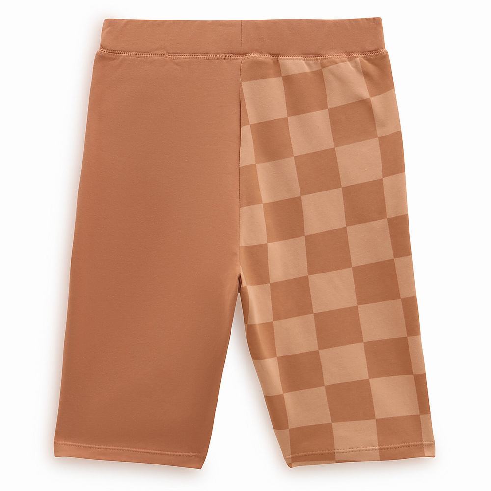 Women's Vans X EM on Holiday Shorts Brown | USA42163