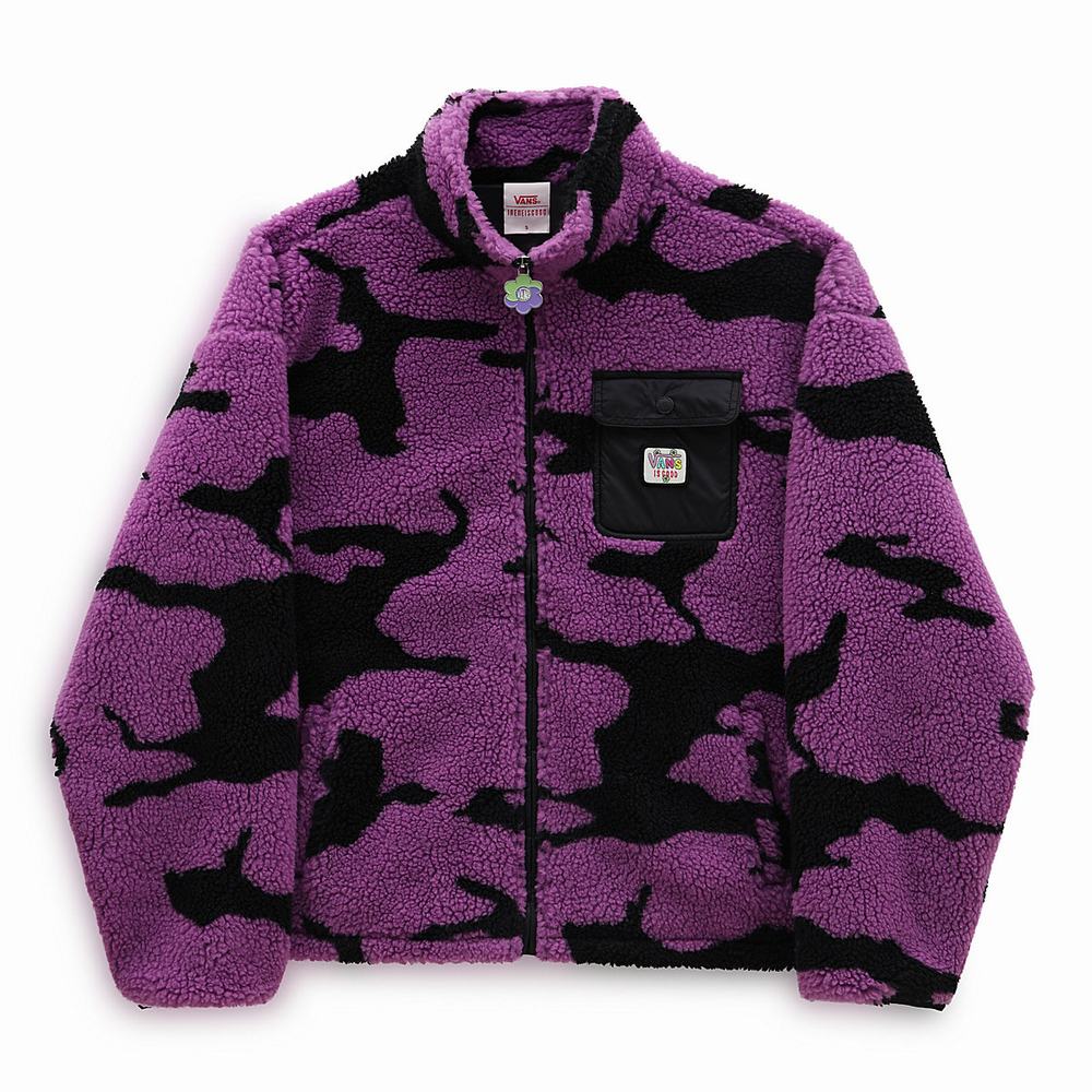 Women's Vans X Ireneisgood Sherpa Jackets Purple | USA45371