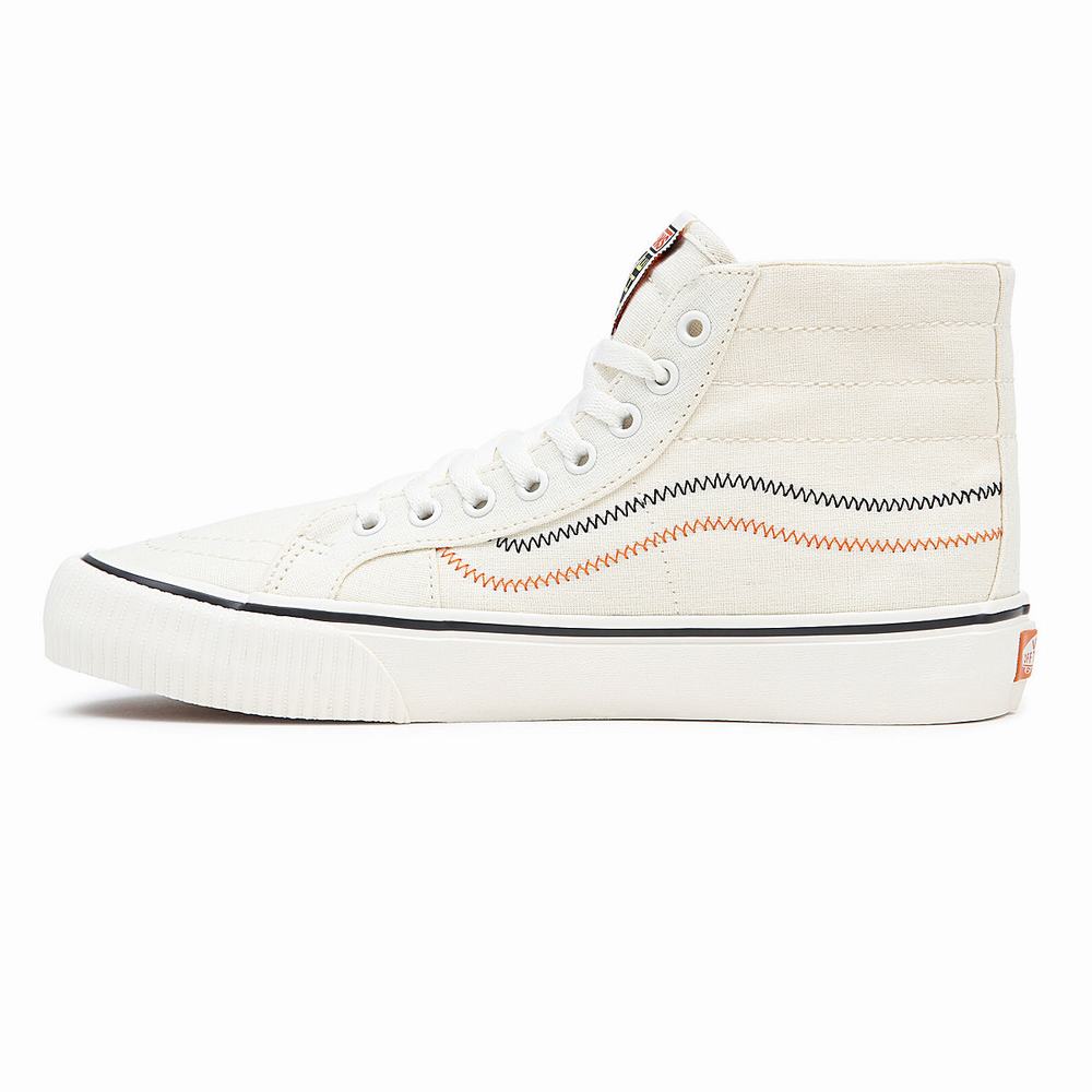 Women's Vans X Juju SC Sk8-Hi 38 Decon Vr3 SF Sneakers White | USA84375